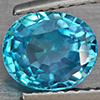 Natural Blue Zircon 2.29 Ct. Oval Shape 7.8 x 6.5 Mm Gemstone from Cambodia Natural Blue Zircon 2.29 Ct. Oval Shape 7.8 x 6.5 Mm Gemstone from Cambodia