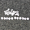 Natural White Zircon 0.63 Ct. 30 Pcs Round Diamond Cut 1.5 Mm Gemstone from Combodia Natural White Zircon 0.63 Ct. 30 Pcs Round Diamond Cut 1.5 Mm Gemstone from Combodia
