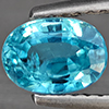 Natural Blue Zircon 1.68 Ct. Oval Shape 7.2 x 5.2 Mm Gemstone from Cambodia Natural Blue Zircon 1.68 Ct. Oval Shape 7.2 x 5.2 Mm Gemstone from Cambodia