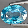 Natural Blue Zircon 1.22 Ct. Oval Shape 7 x 5 Mm Gemstone from Cambodia Natural Blue Zircon 1.22 Ct. Oval Shape 7 x 5 Mm Gemstone from Cambodia
