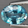 Natural Blue Zircon 0.82 Ct. Oval Shape 6.8 x 5 Mm Gemstone from Cambodia Natural Blue Zircon 0.82 Ct. Oval Shape 6.8 x 5 Mm Gemstone from Cambodia