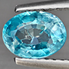 Natural Blue Zircon 1.35 Ct. Oval Shape 7.2 x 5.2 Mm Gemstone from Cambodia Natural Blue Zircon 1.35 Ct. Oval Shape 7.2 x 5.2 Mm Gemstone from Cambodia