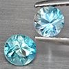 Natural Baby Blue Zircon 1.36 Ct. 2 Pcs Round Diamond Cut 4.8 Mm Gemstone from Cambodia Natural Baby Blue Zircon 1.36 Ct. 2 Pcs Round Diamond Cut 4.8 Mm Gemstone from Cambodia