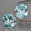 Natural Baby Blue Zircon 1.03 Ct. 2 Pcs Round Diamond Cut 4.2 Mm Gemstone from Cambodia Natural Baby Blue Zircon 1.03 Ct. 2 Pcs Round Diamond Cut 4.2 Mm Gemstone from Cambodia