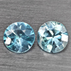 Natural Baby Blue Zircon 0.96 Ct. 2 Pcs Round Diamond Cut 4.7 Mm Gemstone from Cambodia Natural Baby Blue Zircon 0.96 Ct. 2 Pcs Round Diamond Cut 4.7 Mm Gemstone from Cambodia