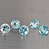 Natural Blue Zircon 3.97 Ct. 5 Pcs Round Diamond Cut Gemstone From Cambodia Natural Blue Zircon 3.97 Ct. 5 Pcs Round Diamond Cut Gemstone From Cambodia