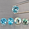 Natural Blue Zircon 2.39 Ct. 5 Pcs Round Diamond Cut Gemstone From Cambodia Natural Blue Zircon 2.39 Ct. 5 Pcs Round Diamond Cut Gemstone From Cambodia
