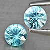 Natural Blue Zircon 0.97 Ct. 2 Pcs Round Diamond Cut 4.5 Mm Gemstone from Cambodia Natural Blue Zircon 0.97 Ct. 2 Pcs Round Diamond Cut 4.5 Mm Gemstone from Cambodia