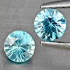 Natural Blue Zircon 1.07 Ct. 2 Pcs Round Diamond Cut 4.7 Mm Gemstone from Cambodia Natural Blue Zircon 1.07 Ct. 2 Pcs Round Diamond Cut 4.7 Mm Gemstone from Cambodia