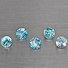 Natural Blue Zircon 1.73 Ct. 5 Pcs Round Diamond Cut 4.6 Mm Gemstone from Cambodia Natural Blue Zircon 1.73 Ct. 5 Pcs Round Diamond Cut 4.6 Mm Gemstone from Cambodia