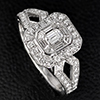 Natural White Diamond With White Gold 18 K Jewelry 4.10 Grams Ring Size 6.50 Natural White Diamond With White Gold 18 K Jewelry 4.10 Grams Ring Size 6.50