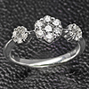 Natural White Diamond With White Gold 18 K Jewelry 3.10 Grams Ring Size 6 Natural White Diamond With White Gold 18 K Jewelry 3.10 Grams Ring Size 6