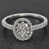 Natural White Diamond With Platinum Jewelry 3.30 Grams Ring Size 6.50 Natural White Diamond With Platinum Jewelry 3.30 Grams Ring Size 6.50