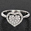 Natural White Diamond With Platinum Jewelry 4.30 Grams Ring Size 5.50 Natural White Diamond With Platinum Jewelry 4.30 Grams Ring Size 5.50