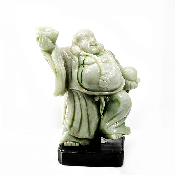 Natural Genuine Burmese Jade 7950.00 Ct. Happy Buddha Carving Shape