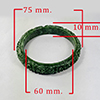 Natural Genuine Burmese Jade Bangle Diameter 250.00 Ct. Size 75 x 60 x 10 Mm.