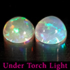 Natural Multi Color Opal 1.69 Ct. 2 Pcs Round Cabochon Shape 7 Mm Gemstones Natural Multi Color Opal 1.69 Ct. 2 Pcs Round Cabochon Shape 7 Mm Gemstones
