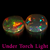 Natural Multi Color Opal 1.39 Ct. 2 Pcs Round Cabochon Shape 7.1 Mm Gemstones Natural Multi Color Opal 1.39 Ct. 2 Pcs Round Cabochon Shape 7.1 Mm Gemstones