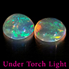 Natural Multi Color Opal 1.32 Ct. 2 Pcs Round Cabochon Shape 7 Mm Gemstones Natural Multi Color Opal 1.32 Ct. 2 Pcs Round Cabochon Shape 7 Mm Gemstones