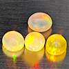 Natural Multi Color Opal 1.45 Ct. 4 Pcs Oval Cabochon Shape 5.3 x 4.4 Mm Gemstones From Ethiopia Natural Multi Color Opal 1.45 Ct. 4 Pcs Oval Cabochon Shape 5.3 x 4.4 Mm Gemstones From Ethiopia