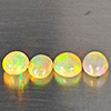Natural Multi Color Opal 1.31 Ct. 4 Pcs Mixed Cabochon Shape 4.4 Mm Gemstones From Ethiopia Natural Multi Color Opal 1.31 Ct. 4 Pcs Mixed Cabochon Shape 4.4 Mm Gemstones From Ethiopia
