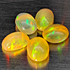Natural Multi Color Opal 2.33 Ct. 5 Pcs Oval Cabochon Shape 6.3 x 4.2 Mm Gemstones From Ethiopia Natural Multi Color Opal 2.33 Ct. 5 Pcs Oval Cabochon Shape 6.3 x 4.2 Mm Gemstones From Ethiopia