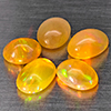Natural Multi Color Opal 2.49 Ct. 5 Pcs Oval Cabochon Shape 7.3 x 3 Mm Gemstones From Ethiopia Natural Multi Color Opal 2.49 Ct. 5 Pcs Oval Cabochon Shape 7.3 x 3 Mm Gemstones From Ethiopia