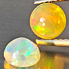 Natural Multi Color Opal 1.17 Ct. 2 Pcs Round Cabochon Shape 5.9 Mm Gemstones From Ethiopia Natural Multi Color Opal 1.17 Ct. 2 Pcs Round Cabochon Shape 5.9 Mm Gemstones From Ethiopia