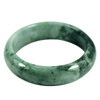 Natural Multi Color Green Jade 4.00Ct. Bangle Round Cabochon 77 x 59 Mm Gemstone