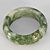 Natural Genuine Mutil-Color Green Jade 24.60 Ct. Round Cabochon Ring Size 9 Gemstone from Thailand Natural Genuine Mutil-Color Green Jade 24.60 Ct. Round Cabochon Ring Size 9 Gemstone from Thailand
