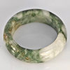 Natural Genuine Mutil-Color Green Jade 24.25 Ct. Round Cabochon Ring Size 9.5 Gemstone from Thailand Natural Genuine Mutil-Color Green Jade 24.25 Ct. Round Cabochon Ring Size 9.5 Gemstone from Thailand
