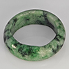 Natural Genuine Mutil-Color Green Jade 26.60 Ct. Round Cabochon Ring Size10.5 Gemstone from Thailand Natural Genuine Mutil-Color Green Jade 26.60 Ct. Round Cabochon Ring Size10.5 Gemstone from Thailand