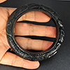 Natural Green Black Jade 326.50 Ct Bangle Round Carved Dragon Gemstone from Thailand Natural Green Black Jade 326.50 Ct Bangle Round Carved Dragon Gemstone from Thailand