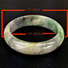 Natural Multi Color Green Jade 279.50 Ct. Round Bangle Gemstone From Thailand Natural Multi Color Green Jade 279.50 Ct. Round Bangle Gemstone From Thailand