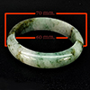 Natural Multi Color Green Jade 338.15 Ct. Round Bangle Gemstone From Thailand Natural Multi Color Green Jade 338.15 Ct. Round Bangle Gemstone From Thailand