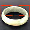 Natural Multi Color Green Jade 343.15 Ct. Round Bangle Gemstone From Thailand Natural Multi Color Green Jade 343.15 Ct. Round Bangle Gemstone From Thailand