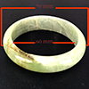 Natural Multi Color Green Jade 314.05 Ct. Round Bangle Gemstone From Thailand Natural Multi Color Green Jade 314.05 Ct. Round Bangle Gemstone From Thailand