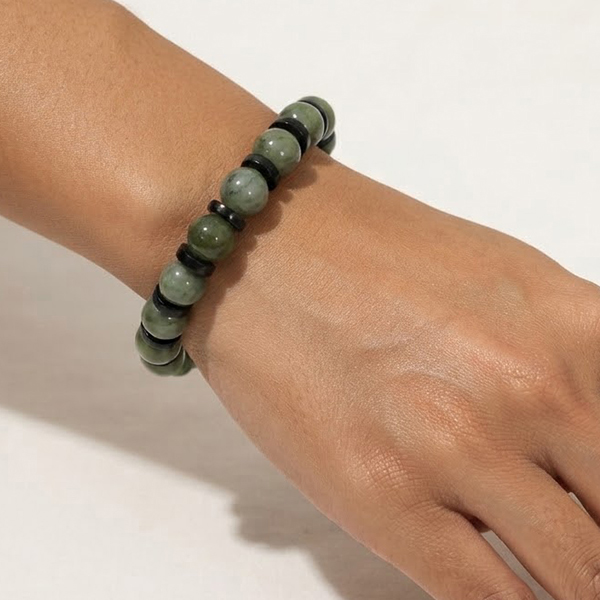 Natural Multi Color Jade Gemstones 178.12 Ct. Beads Mixed Shape Flexibility Bracelet Natural Multi Color Jade Gemstones 178.12 Ct. Beads Mixed Shape Flexibility Bracelet